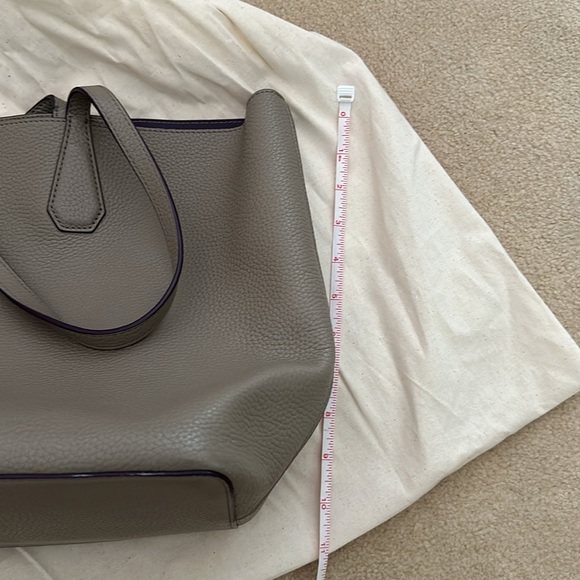 Tory Burch tote! Grayish taupe in color. - Picture 11 of 11